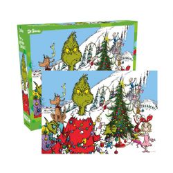 AQUARIUS CASSE-TÊTE 1000 PIÈCES - LE GRINCHEUX VOLE NOËL #65574